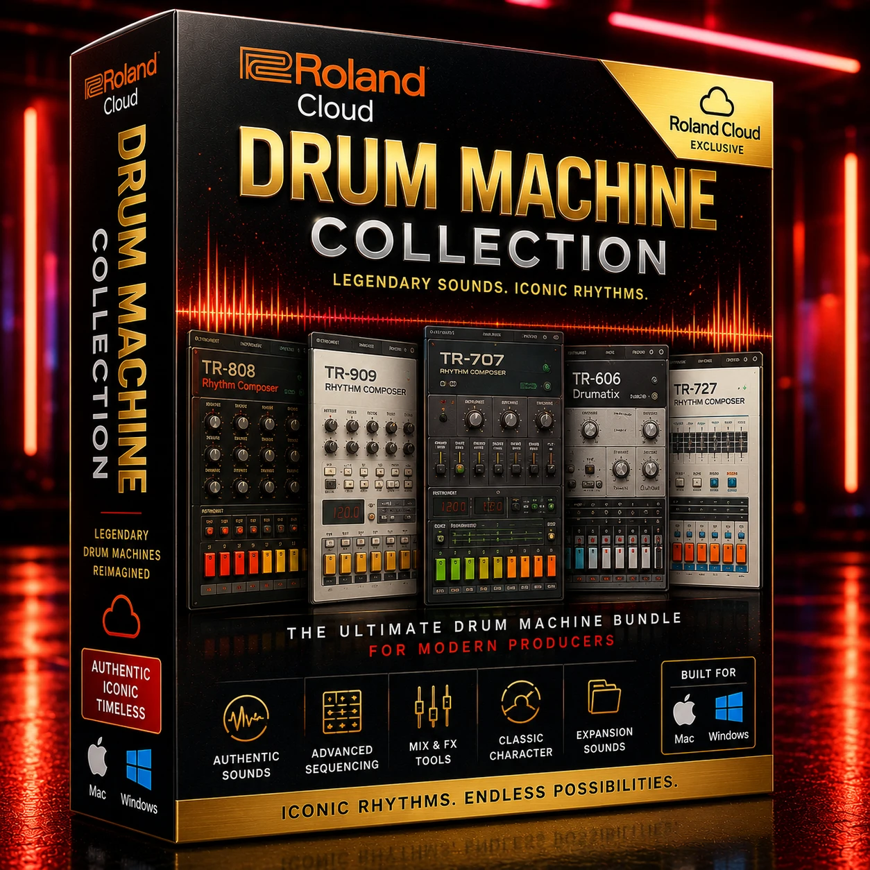 Roland Drum Machine Collection Roland Cloud Drum Machine Collection