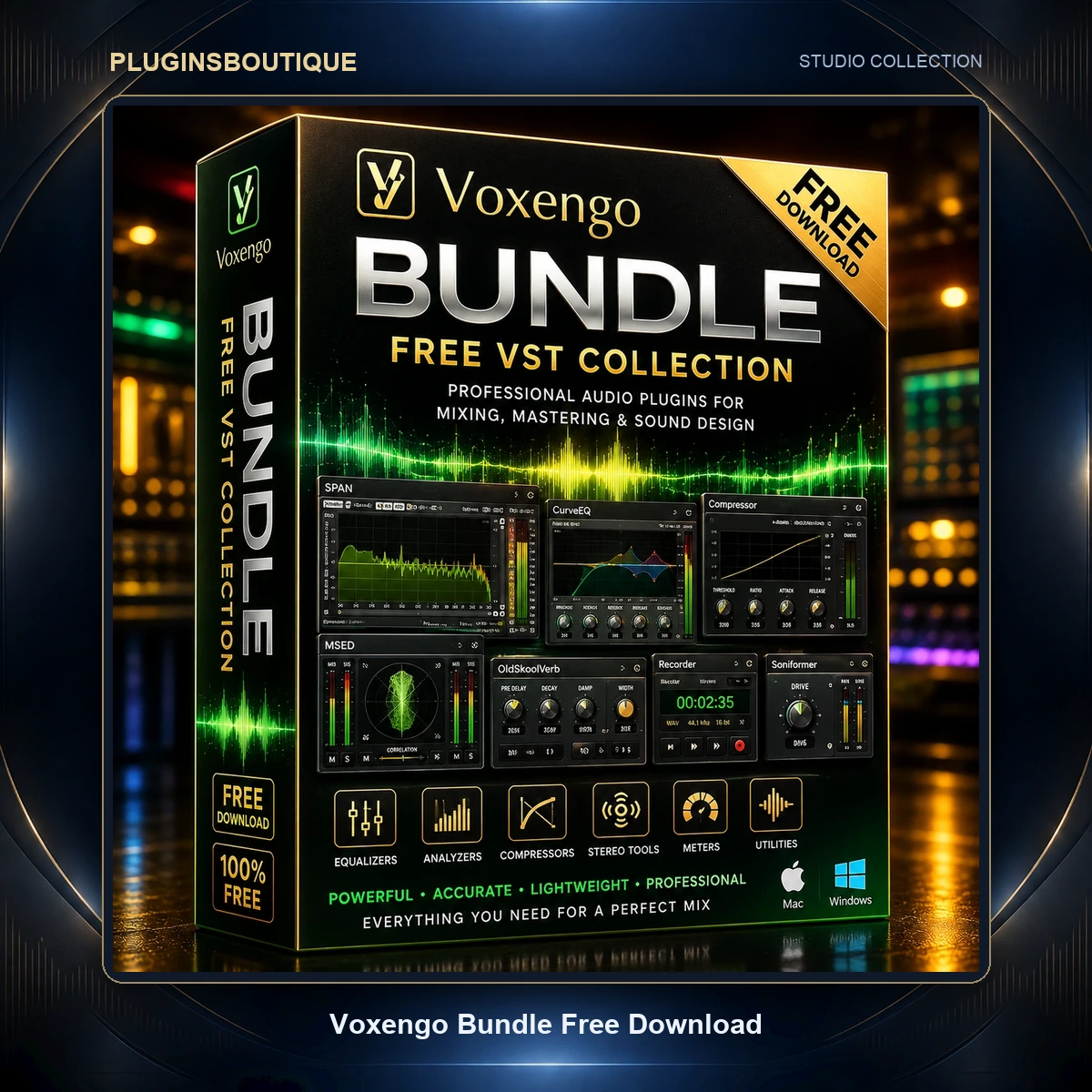 Voxengo Bundle Free Download | Free VST Collection for Mac & Windows