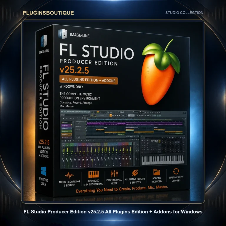 FL Studio Producer Edition v25.2.5 All Plugins Edition + Addons for Windows