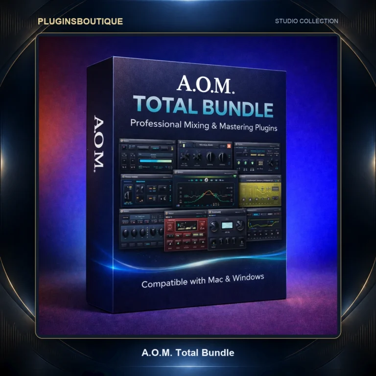 A.O.M. Total Bundle – Professional Mixing & Mastering Plugins (Mac & Windows)