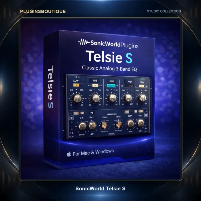 SonicWorld Telsie S – Vintage Analog 3-Band EQ Plugin (Mac & Windows)