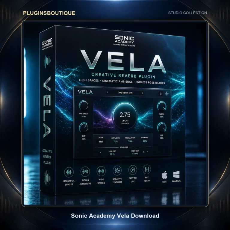 Sonic Academy Vela Download | Premium Reverb Plugin for Mac & Windows