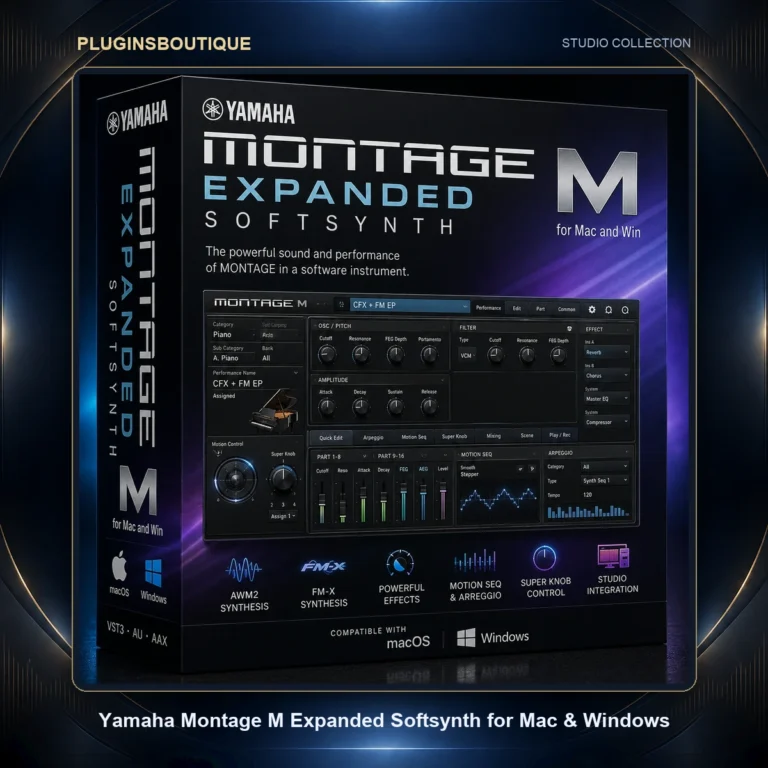 Yamaha Montage M Expanded Softsynth for Mac & Windows