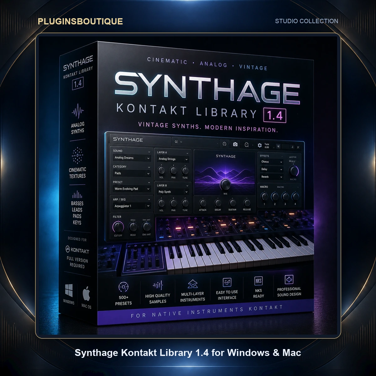Synthage Kontakt Library 1.4 for Windows & Mac Synthage Kontakt Library 1.4 for Windows & Mac