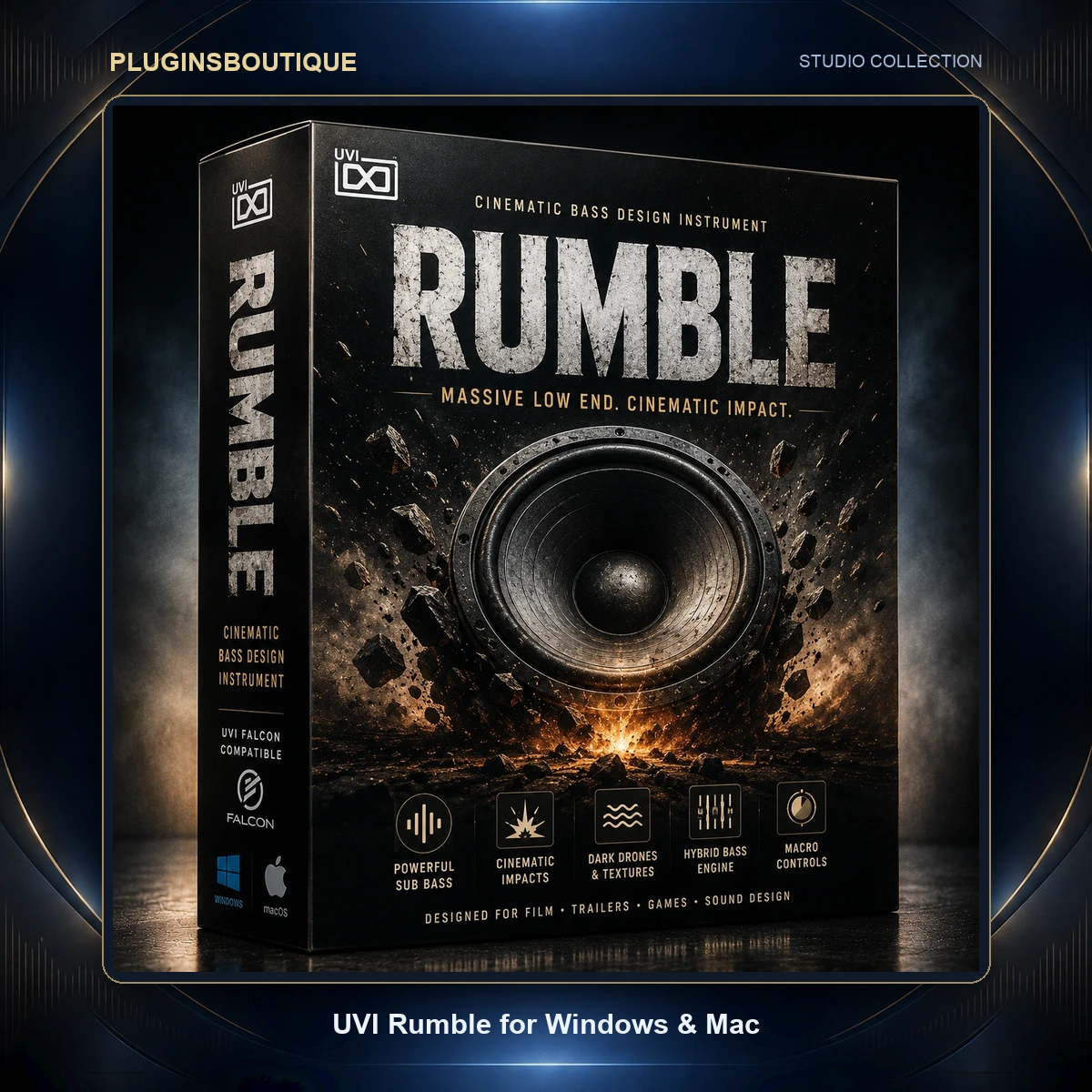 UVI Rumble for Windows & Mac | Cinematic Bass & Low-End Sound Design UVI Rumble for Windows & Mac | Cinematic Bass & Low-End Sound Design