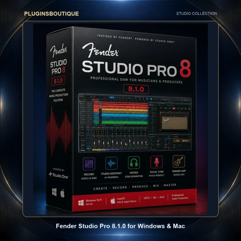 Fender Studio Pro 8.1.0 for Windows & Mac | Professional Music Production Software