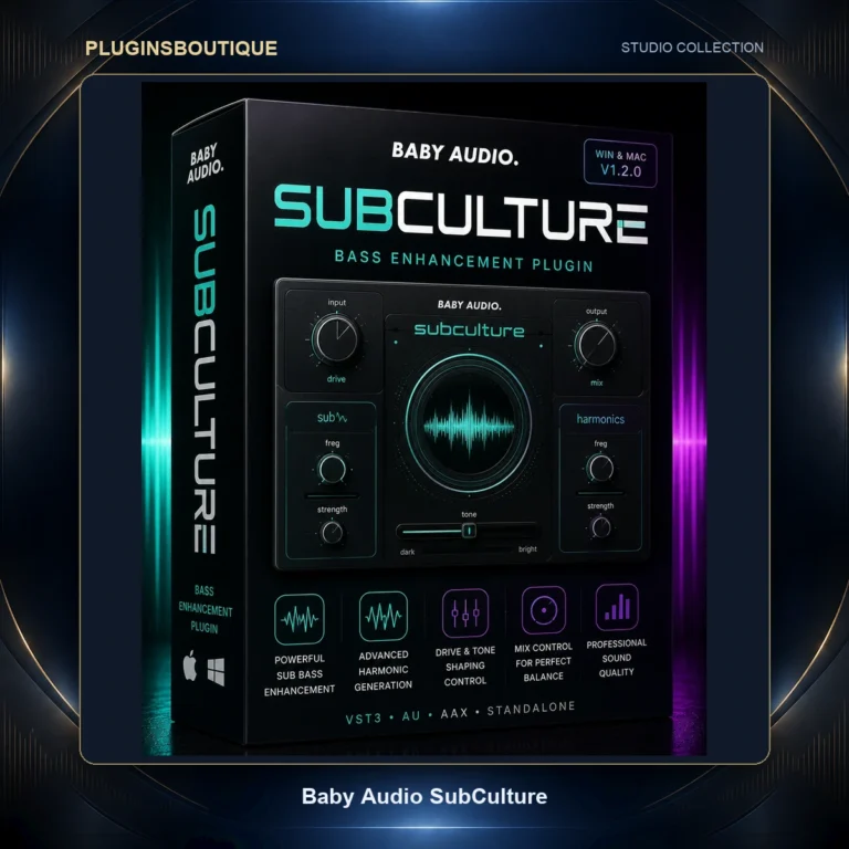 Baby Audio SubCulture – Pitch-Tracking Bass Enhancer Plugin for Mac & Windows