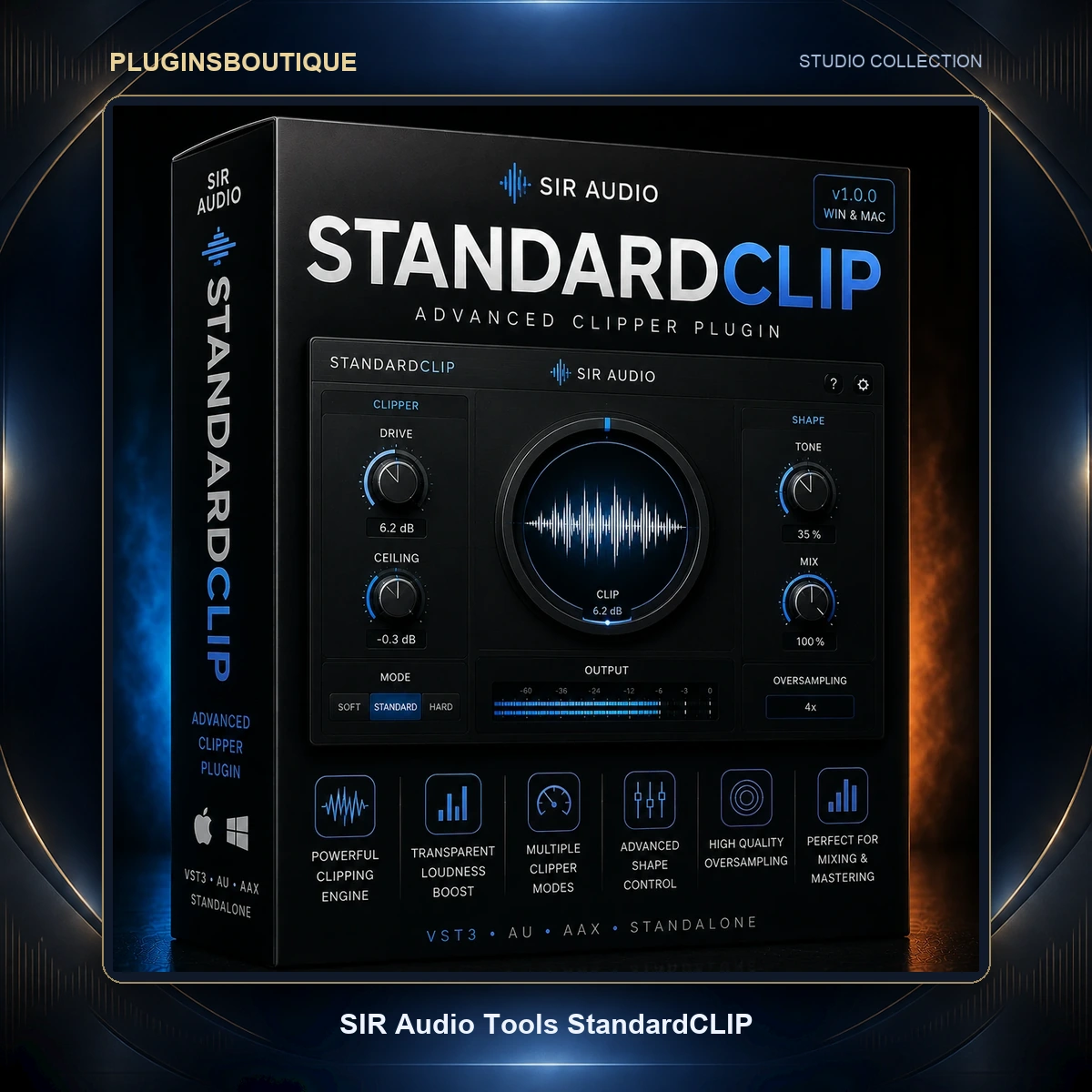 SIR Audio Tools StandardCLIP – Advanced Clipper Plugin for Mac & Windows SIR Audio Tools StandardCLIP – Advanced Clipper Plugin for Mac & Windows