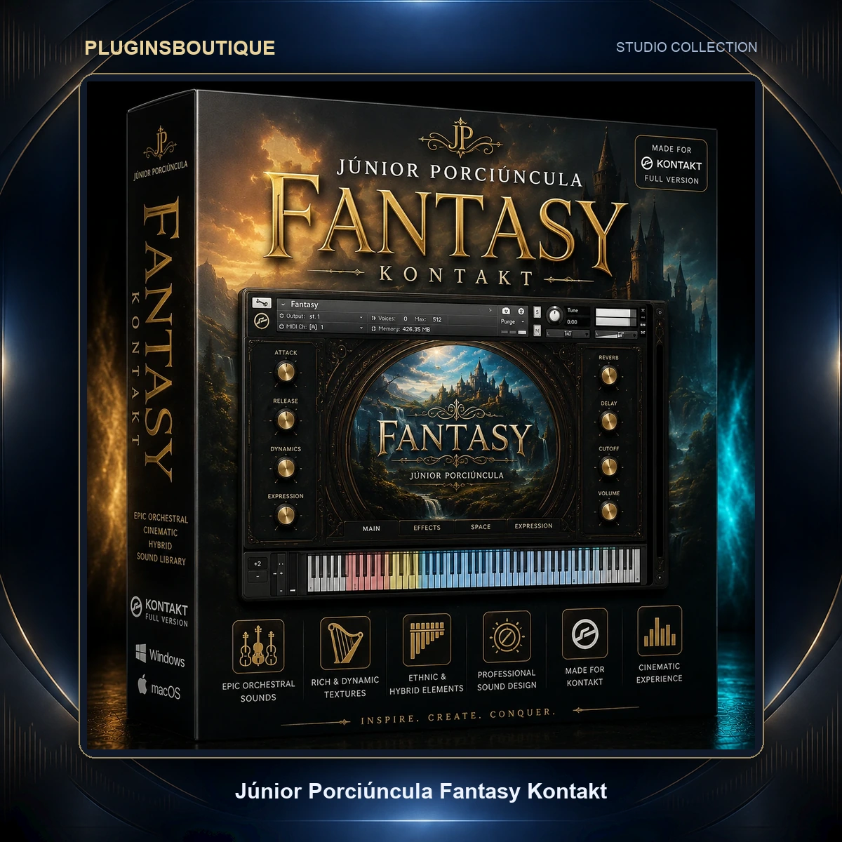 Júnior Porciúncula Fantasy Kontakt – Roland Fantom Library for Mac & Windows Júnior Porciúncula Fantasy Kontakt – Roland Fantom Library for Mac & Windows