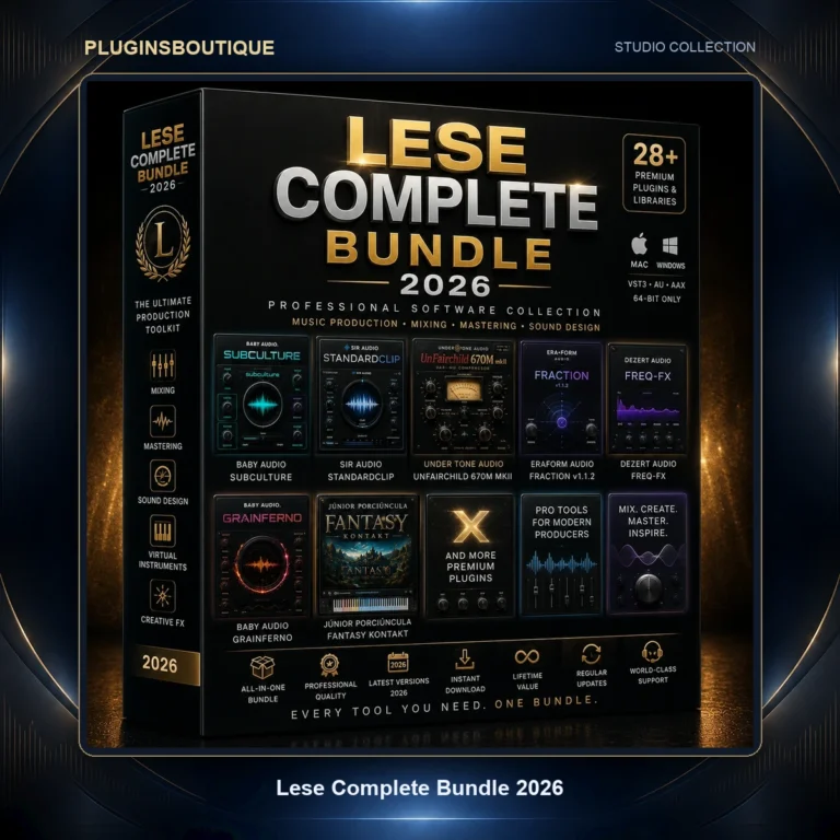 Lese Complete Bundle 2026 – Best Boutique Audio FX Plugin Collection for Mac & Windows