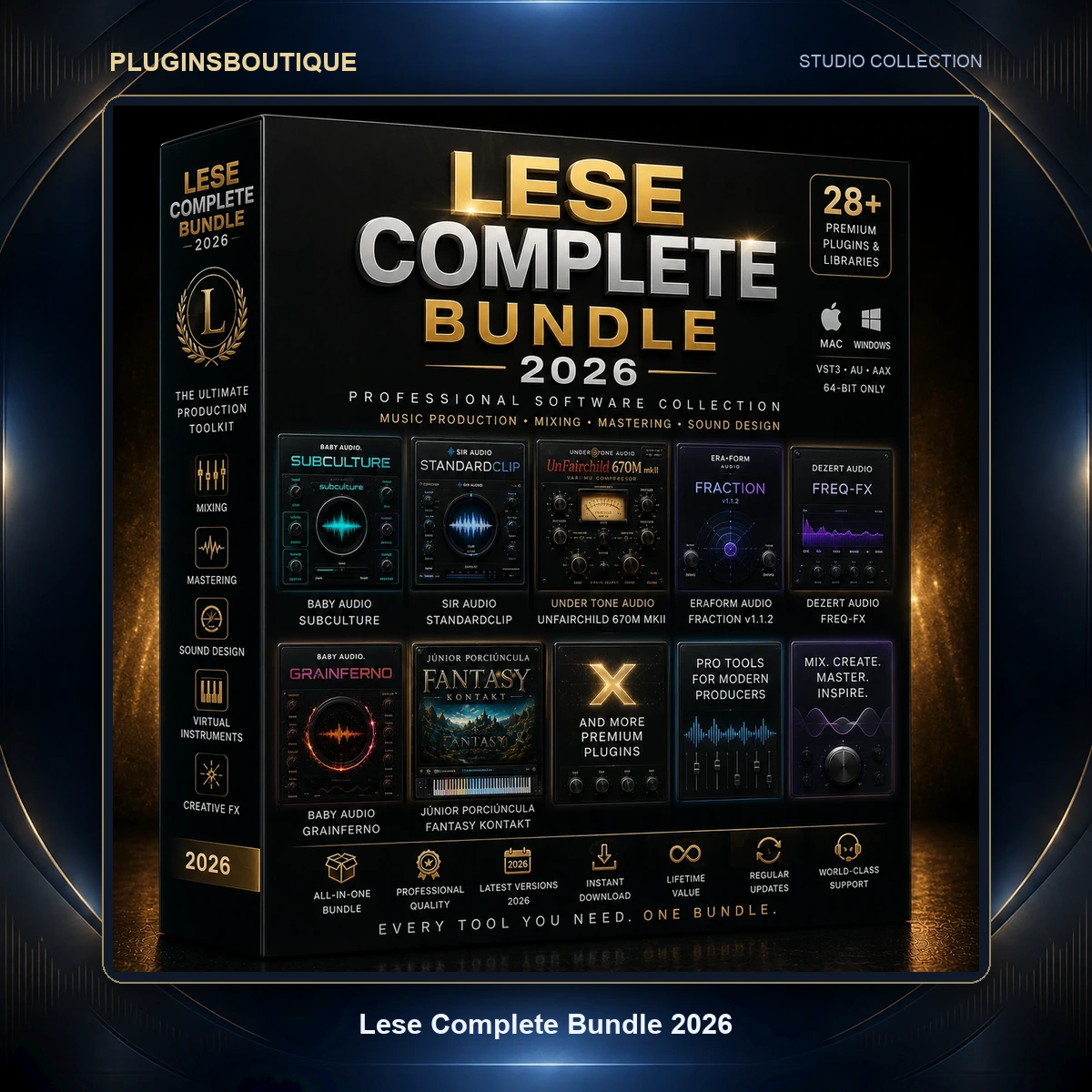 Lese Complete Bundle 2026 – Best Boutique Audio FX Plugin Collection for Mac & Windows Lese Complete Bundle 2026 – Best Boutique Audio FX Plugin Collection for Mac & Windows