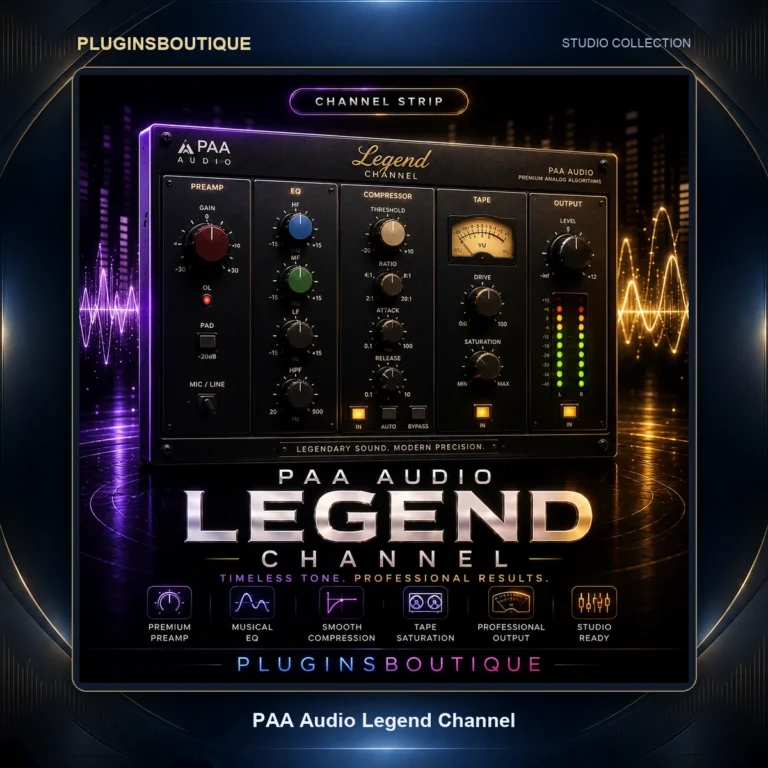 PAA Audio Legend Channel – British Console Channel Strip
