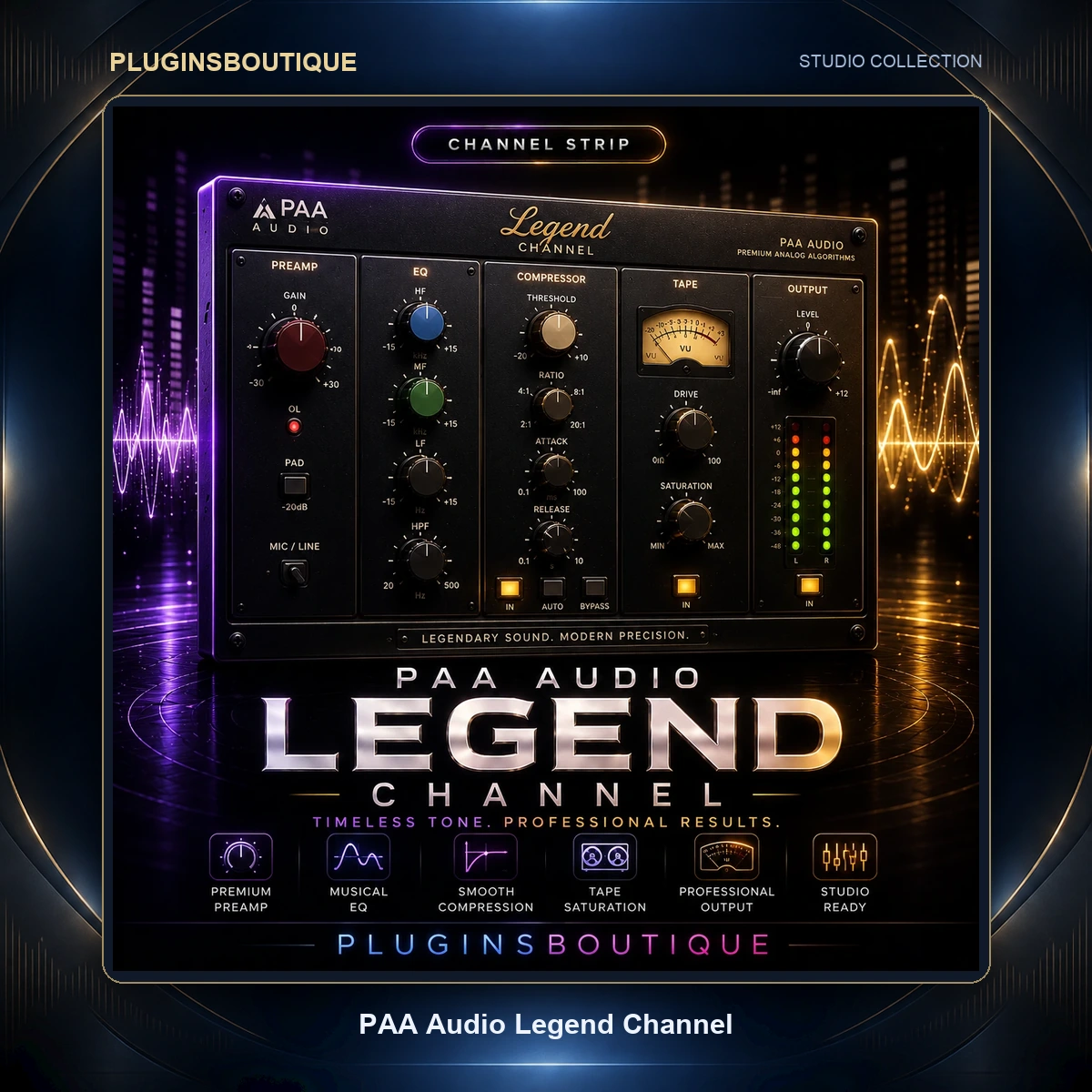 PAA Audio Legend Channel – British Console Channel Strip PAA Audio Legend Channel – British Console Channel Strip