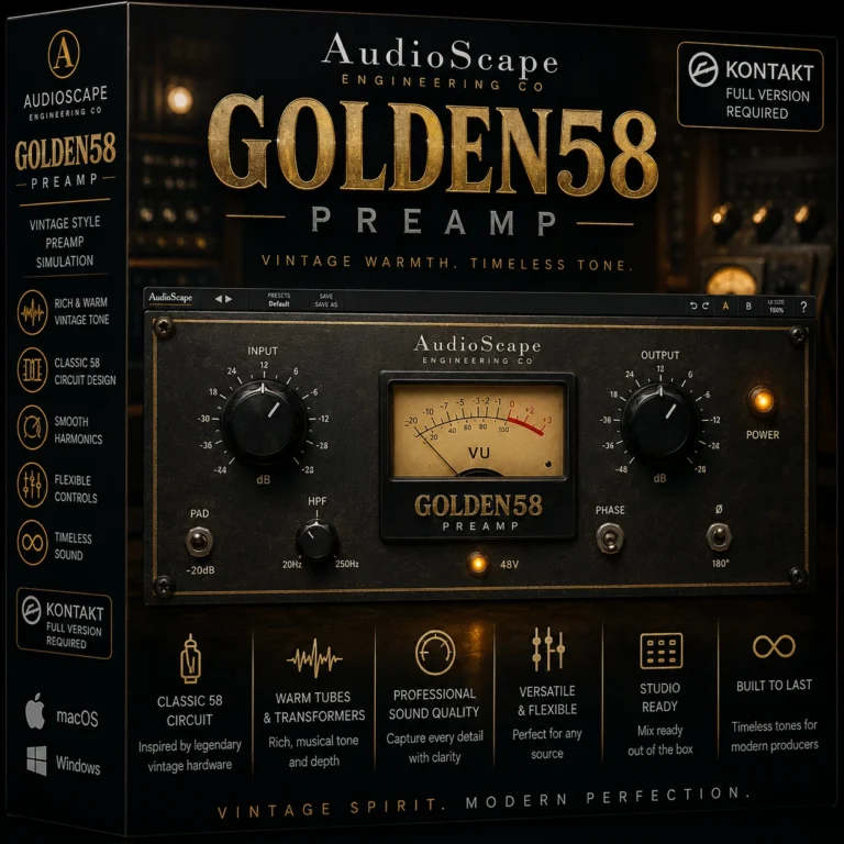 AudioScape Golden58 Preamp