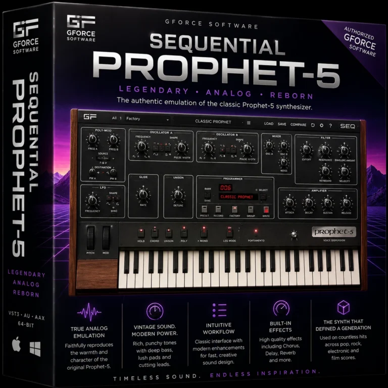 GForce Sequential Prophet-5
