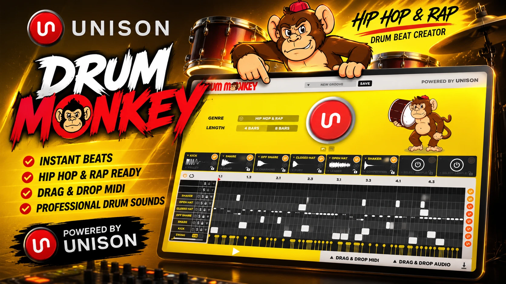 Unison Drum Monkey
