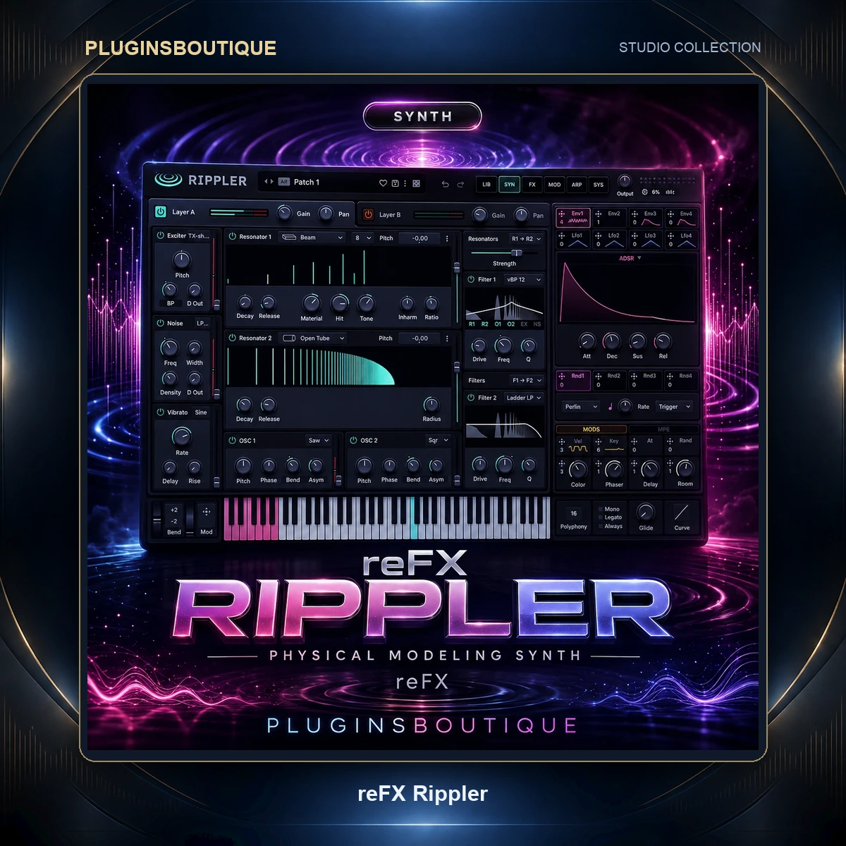Modelling Sound Using String reFX Rippler – Physical Modeling Synth Plugin – Pluginsboutique