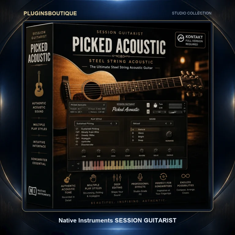 Native Instruments SESSION GUITARIST – PICKED ACOUSTIC Kontakt Library