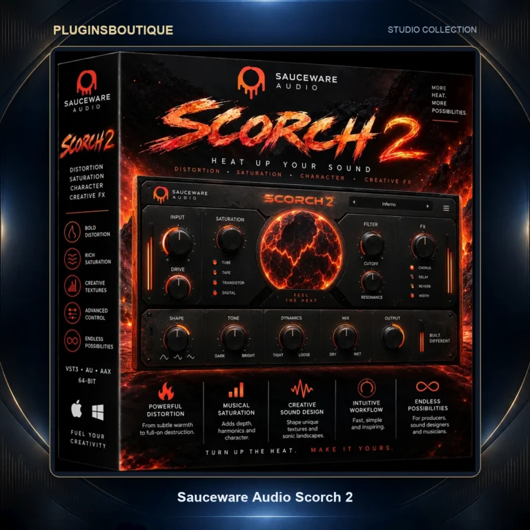 Sauceware Audio Scorch 2 – Sample-Based Synth & MIDI Sequencer (Rosetta Only)