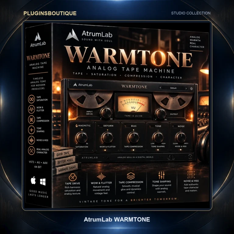 AtrumLab WARMTONE – Analog Tape Saturation Plugin