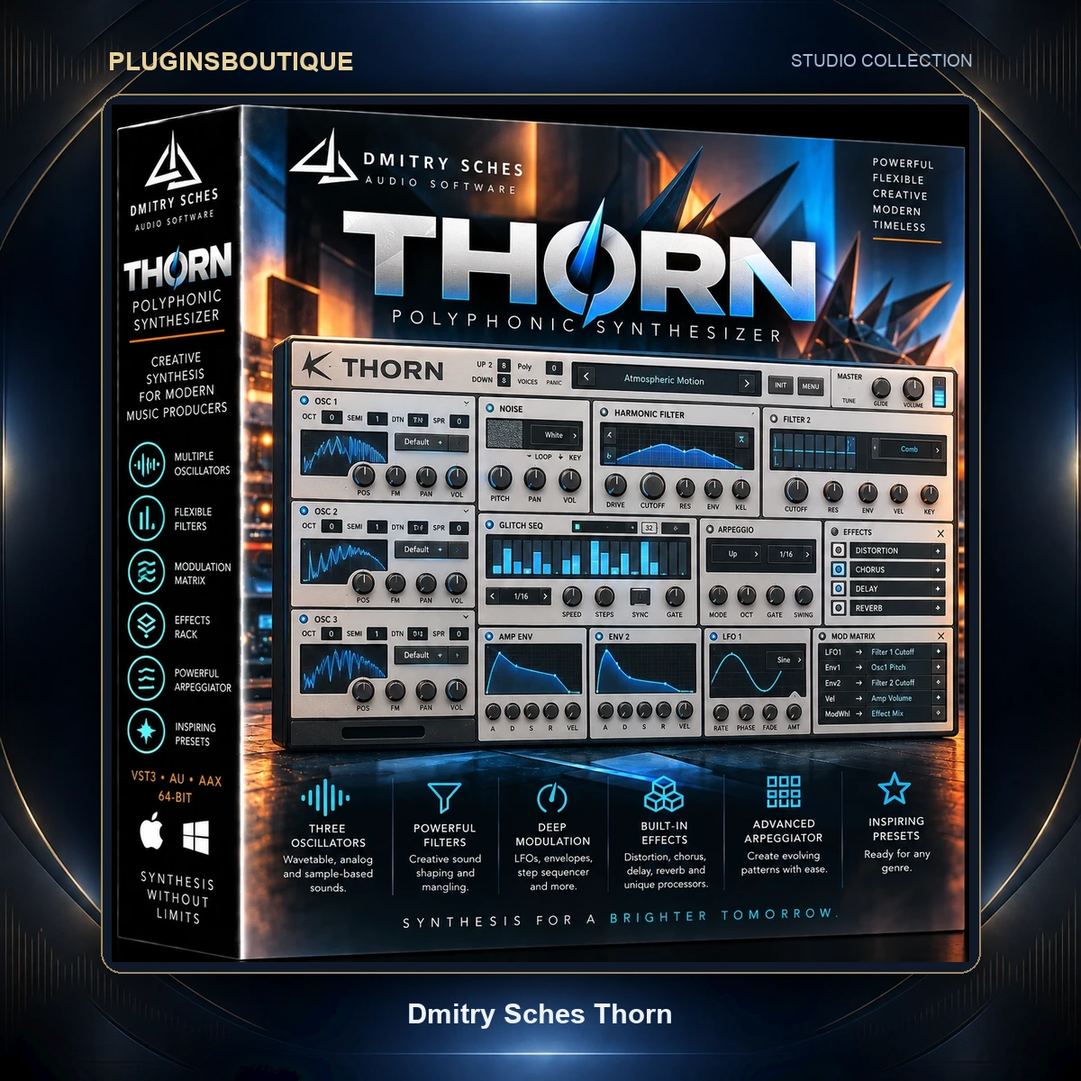 Dmitry Sches Thorn – Spectral Synthesizer for Modern Electronic Music Dmitry Sches Thorn – Spectral Synthesizer for Modern Electronic Music