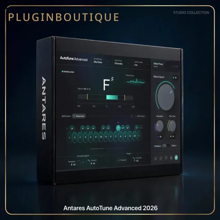 Antares AutoTune Advanced 2026 3D box Mac