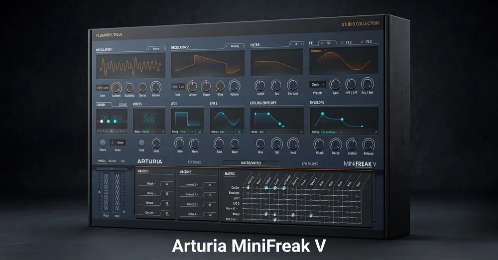 box-boutique Arturia MiniFreak V – Polyphonic Hybrid Softsynth for Mac & Windows - Image 1
