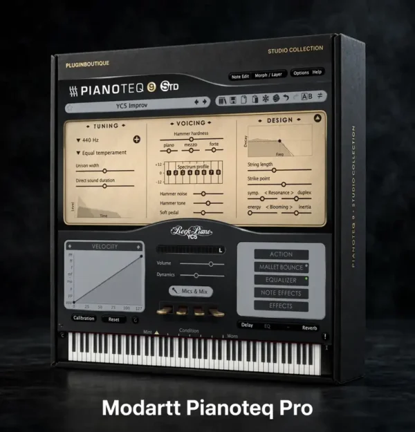 Modartt Pianoteq Pro – Physically Modelled Piano for Mac & Windows