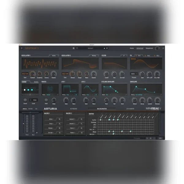 Arturia MiniFreak V – Polyphonic Hybrid Softsynth for Mac & Windows
