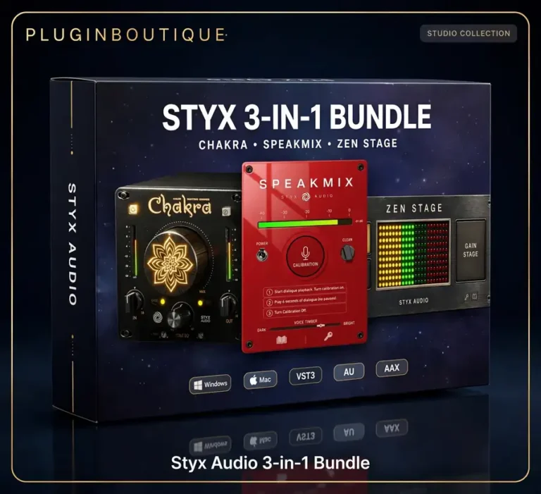 Styx Audio 3-in-1 Bundle: Chakra, SPEAKMIX & Zen Stage